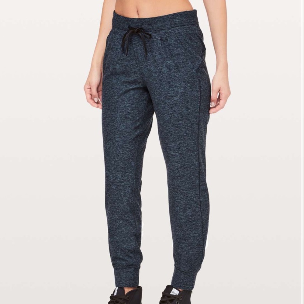 lululemon athletica Heathered Navy Track Joggers